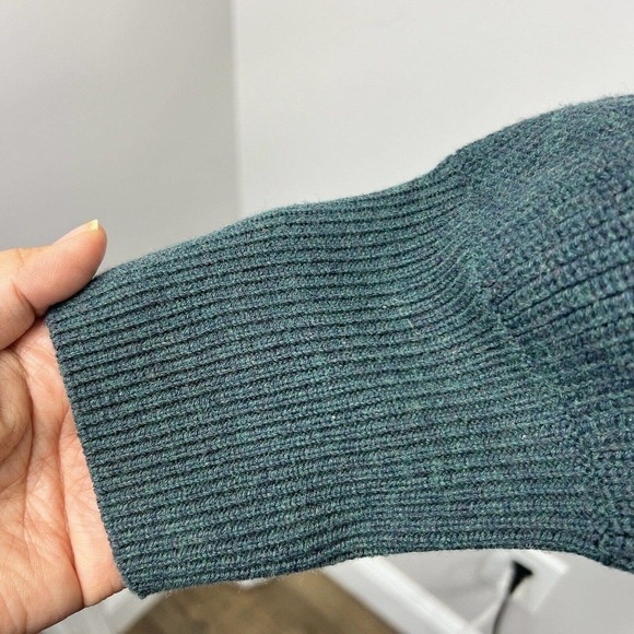 LK Bennett Green Puff Sleeve Knit Sweater Size S Jumper - Picture 7 of 12